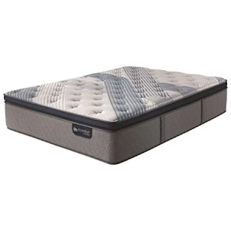 Queen Luxury Firm Pillow Top Hybrid Mattress and MP III Adjustable Foundation